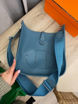 Сумка женская Evelyne 29 cm Clemence leather Hermes Артикул BMS-141668. Вид 1