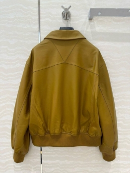 Кожаная куртка  Bottega Veneta Артикул BMS-141736. Вид 5
