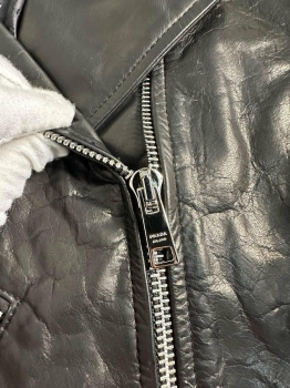 Кожаная куртка  Prada Артикул BMS-141766. Вид 4