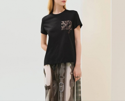 Футболка  Hermes Артикул BMS-141825. Вид 1