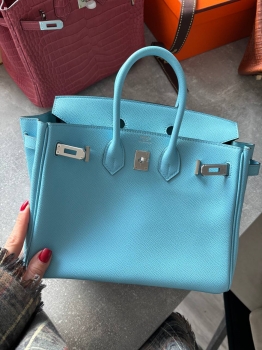 Сумка женская Birkin , 25, PHW Epsom leather  Hermes Артикул BMS-141845. Вид 1