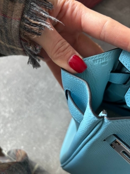 Сумка женская Birkin , 25, PHW Epsom leather  Hermes Артикул BMS-141845. Вид 2