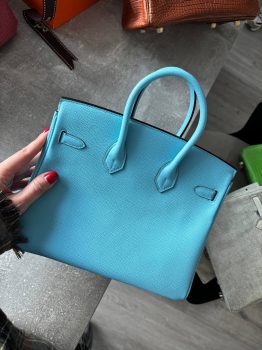 Сумка женская Birkin , 25, PHW Epsom leather  Hermes Артикул BMS-141845. Вид 3