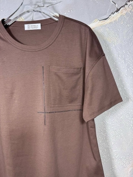 Футболка  Brunello Cucinelli Артикул BMS-141891. Вид 2