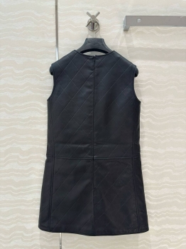Кожаное платье  Chanel Артикул BMS-141992. Вид 2