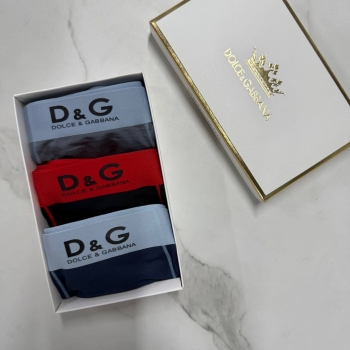 Набор из трёх боксеров Dolce & Gabbana Артикул BMS-142119. Вид 1