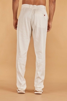 Льняные брюки  Kiton Артикул BMS-142139. Вид 3