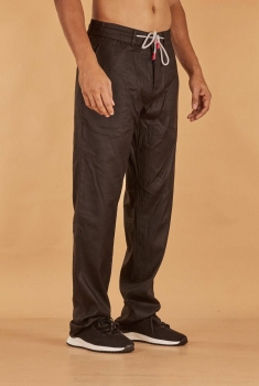 Льняные брюки  Kiton Артикул BMS-142138. Вид 1