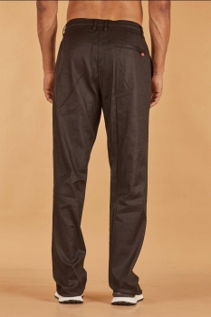 Льняные брюки  Kiton Артикул BMS-142138. Вид 2