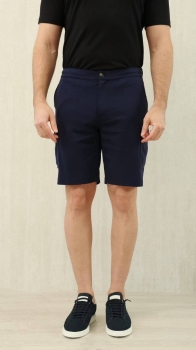 Льняные шорты ZEGNA Артикул BMS-142144. Вид 1
