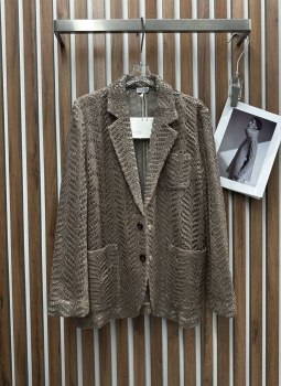 Жакет Foliage Lace Brunello Cucinelli Артикул BMS-142371. Вид 2