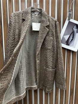 Жакет Foliage Lace Brunello Cucinelli Артикул BMS-142371. Вид 4