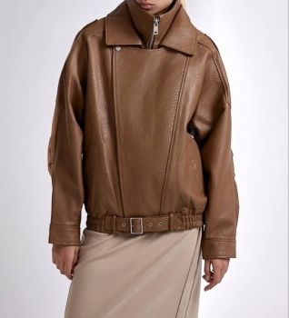Кожаная куртка Yves Saint Laurent Артикул BMS-142453. Вид 2