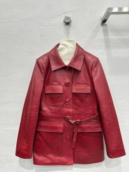 Кожаный жакет Gucci Артикул BMS-142533. Вид 4