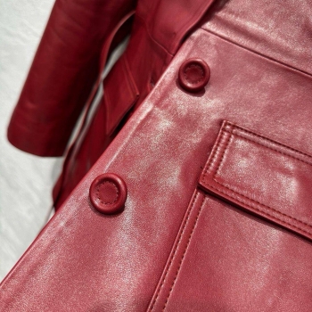 Кожаный жакет Gucci Артикул BMS-142533. Вид 9