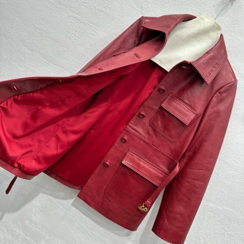 Кожаный жакет Gucci Артикул BMS-142533. Вид 3