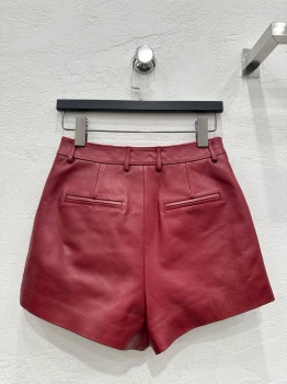 Кожаные шорты  Gucci Артикул BMS-142536. Вид 4