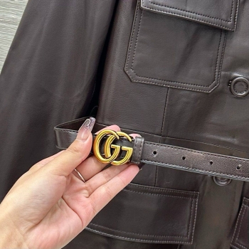 Кожаный жакет Gucci Артикул BMS-142534. Вид 4