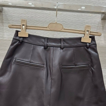 Кожаные шорты  Gucci Артикул BMS-142535. Вид 4