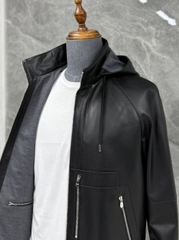 Куртка кожаная Hermes Артикул BMS-142566. Вид 2