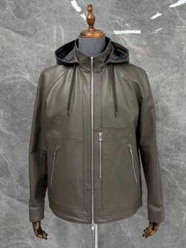 Куртка кожаная Hermes Артикул BMS-142565. Вид 1
