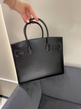 Сумка женская Birkin, 30, PHW Box leather Hermes Артикул BMS-142995. Вид 2