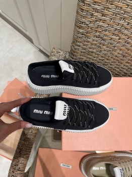  Кеды женские Miu Miu Артикул BMS-143000. Вид 4