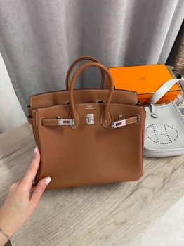 Сумка женская Birkin , 25  Swift Leather Hermes Артикул BMS-143140. Вид 1
