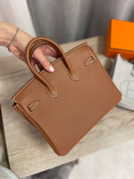 Сумка женская Birkin , 25  Swift Leather Hermes Артикул BMS-143140. Вид 4