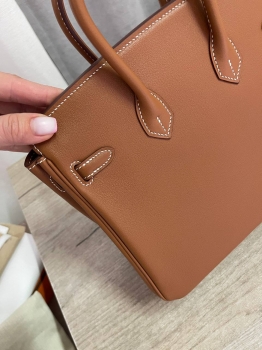 Сумка женская Birkin , 25  Swift Leather Hermes Артикул BMS-143140. Вид 6