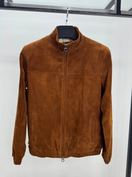 Замшевый бомбер Loro Piana Артикул BMS-143310. Вид 1