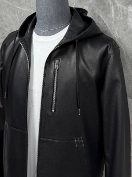  Куртка кожаная Hermes Артикул BMS-143363. Вид 3