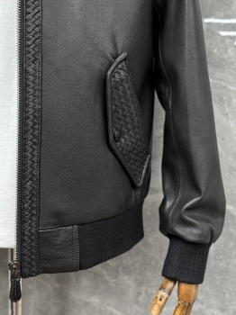  Куртка кожаная Bottega Veneta Артикул BMS-143365. Вид 2