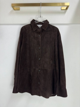 Замшевая рубашка  Brunello Cucinelli Артикул BMS-143561. Вид 1