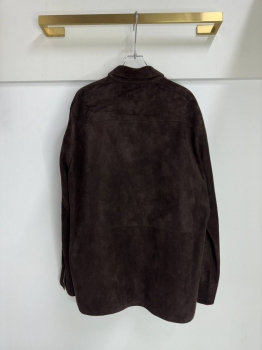 Замшевая рубашка  Brunello Cucinelli Артикул BMS-143561. Вид 2
