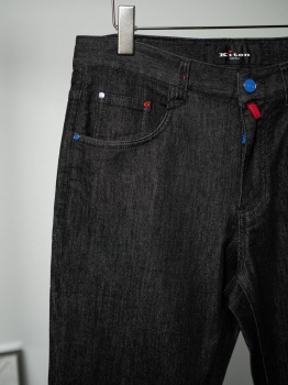 Джинсы Kiton Артикул BMS-143719. Вид 3