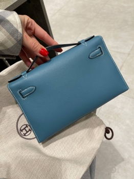 Сумка женская Kelly Pochette Hermes Артикул BMS-143780. Вид 3