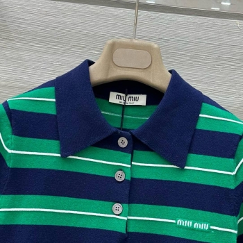 Поло Miu Miu Артикул BMS-143788. Вид 2