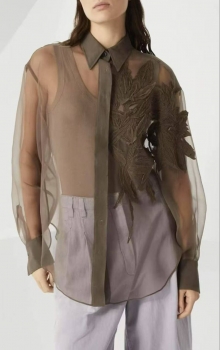 Рубашка  Brunello Cucinelli Артикул BMS-144218. Вид 1
