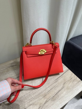 Сумка женская  Kelly, 25, GHW Epsom leather  Hermes Артикул BMS-144346. Вид 1