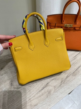 Сумка женская Birkin 25, Togo, GHW Hermes Артикул BMS-144348. Вид 3