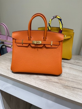 Сумка женская Birkin 25, Togo, GHW Hermes Артикул BMS-144347. Вид 1