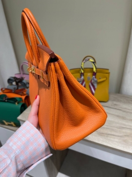 Сумка женская Birkin 25, Togo, GHW Hermes Артикул BMS-144347. Вид 4