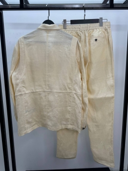 Льняной костюм  Brunello Cucinelli Артикул BMS-144382. Вид 2