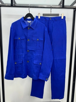 Льняной костюм  Brunello Cucinelli Артикул BMS-144380. Вид 1