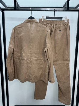 Льняной костюм  Brunello Cucinelli Артикул BMS-144381. Вид 2