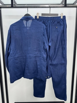 Льняной костюм  Brunello Cucinelli Артикул BMS-144379. Вид 3