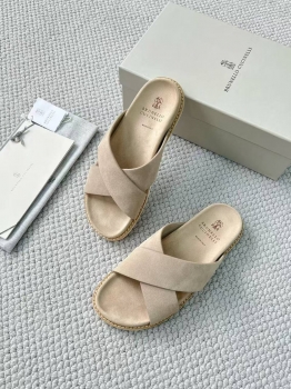 Шлепанцы  Brunello Cucinelli Артикул BMS-144429. Вид 2