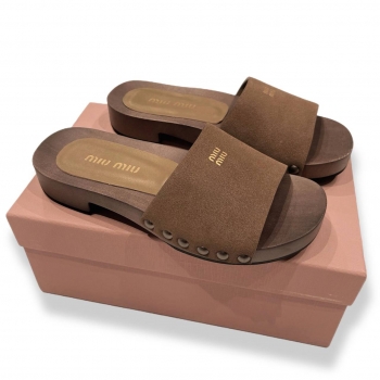 Сабо  Miu Miu Артикул BMS-144640. Вид 2