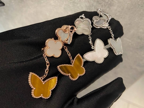 Серьги коллекции Lucky Alhambra. Van Cleef Артикул BMS-145912. Вид 1
